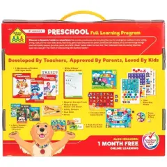School Zone Preschool Full Learning Program - (Paperback)