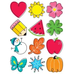 Creative Teaching Press&reg; Seasonal Accents 10" Designer Cut-Outs, Pack of 12