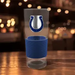 NFL Indianapolis Colts 22oz Pilsner Glass with Silicone Grip