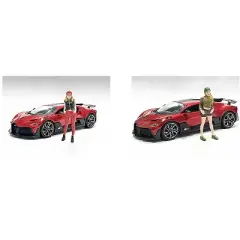 "Girls Night Out" 6 piece Figurine Set for 1/24 Scale Models by American Diorama