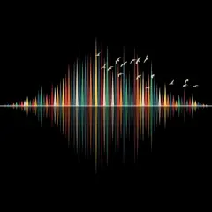 Junior's Design By Humans Nature's Music - Sound Wave By NomAdartStudio T-Shirt