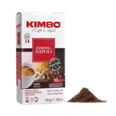 Kimbo Espresso Napoli - Ground Coffee 250g Brick