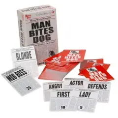 University Games Man Bites Dog Card Game | For 2-4 Players