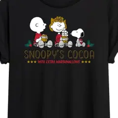 Women's - Peanuts - Snoopy's Cocoa Oversized Graphic T-Shirt