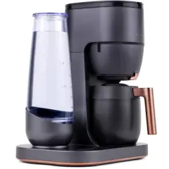 CAFE Grind and Brew - Matte Black: GE Appliances Drip Coffee Maker, 40 Cup Capacity, Coffee Filter Holder, Electric, 45 oz