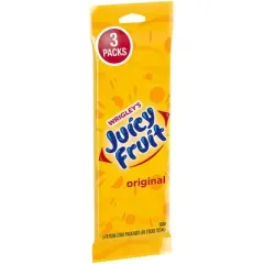Juicy Fruit Gum - 15ct/3pk