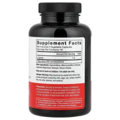 Force Factor Taurine, 180 Vegetable Capsules (500 mg per Capsule)