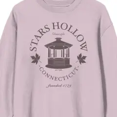 Gilmore Girls Stars Hollow Women's Pink Crew Neck Sweatshirt