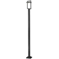 Z-Lite Luttrel 1 - Light Post Light in  Black