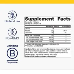 Metagenics OmegaGenics Fish Oil 720, Omega-3 EPA & DHA, Heart, Musculoskeletal & Immune Health Support, 240 Softgels