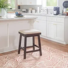 Damon Backless Faux Leather Saddle - Powell