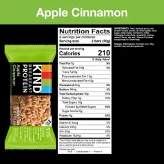 KIND Apple Cinnamon Breakfast Nutrition Bars - 10.58oz/6ct