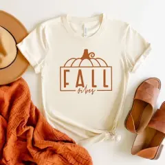 Simply Sage Market Women's Fall Vibes Pumpkin Short Sleeve Graphic Tee