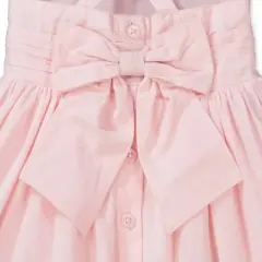 Hope & Henry Girls' Organic Cotton Special Sun Dress with Embroidered Hem, Infant