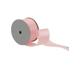 9'x1.5" Satin Sheen Gift Wrap Ribbon Light Pink - Spritz&trade;: Polyester, Easter & Birthday, Thick Wrapping Ribbon