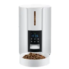 WOPET Automatic Cat Feeder Dry Food Dispenser 5L Timed with Portion Control