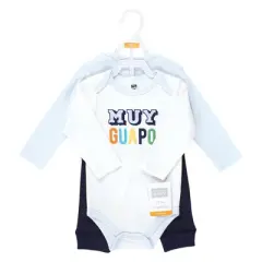 Hudson Baby Infant Boy Cotton Bodysuit and Pant Set, Hola Ladies Long Sleeve