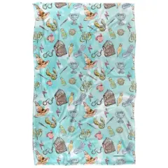 Harry Potter Water Color Pattern Silky Touch Super Soft Throw Blanket 36" x 58" Water Color Pattern