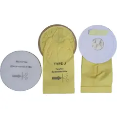 EnviroCare Replacement Micro Filtration Vacuum Cleaner Dust Bags for Royal Tank Type J 7 Pack and 1 Filter