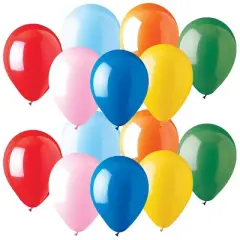 LoonBalloon 12" Latex Balloons (25 Pcs) Standard Assorted