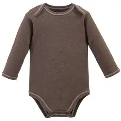 Touched by Nature Baby Boy Organic Cotton Long-Sleeve Bodysuits 5pk, Moose