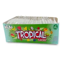 Nik-L-Nip Wax Bottles 4 ct. &ndash; Classic Retro Candy with 4 Tropical Flavors &ndash; Available in 1 Pack, 6 Pack, or 18 Pack