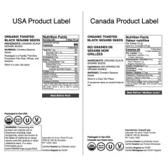 Organic Toasted Black Sesame Seeds &ndash; by Food to Live