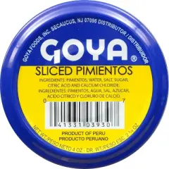 Goya Sliced Pimientos - 4oz