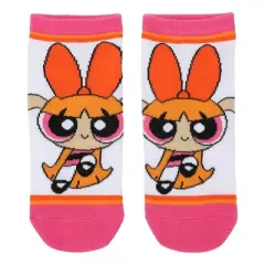 Adult Powerpuff Girls Ankle Socks 5-Pack - Superhero Style for Your Feet