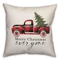 Creative Products Christmas Truck 18 x 18 Indoor / Outdoor Pillow