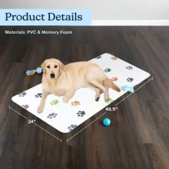 Dog Mat Large and XL, Paw Prints