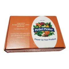 Perfect Pickler Fermentor Pack of 2 Airlocks Brine Cups Gaskets Lids Recipes
