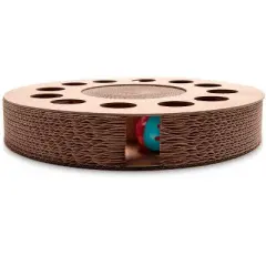 FurHaven Busy Box Corrugated Cat Scratcher With Catnip