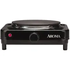 Aroma AHP 303 Single Burner Plate Restored Black
