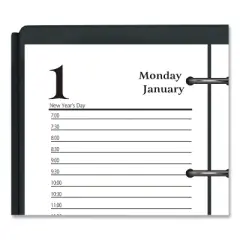 Economy Daily Desk Calendar Refill, 3.5 x 6, White Sheets, 12-Month (Jan to Dec): 2026