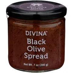 Divina Spread Black Olives - Case of 12 - 7 oz