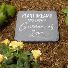 Pavilion Gift Company - Garden of Love - 7.75" x 7.75" Garden Stone - Stepping Stones and Pathways