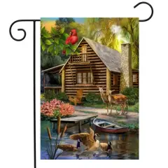 Briarwood Lane Summer Garden Flag 12x18 For Outdoor Lakeside Cabin For Summer Garden Flag Flags For Outside