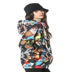 Members Only Women's Mash Print Windbreaker Jacket