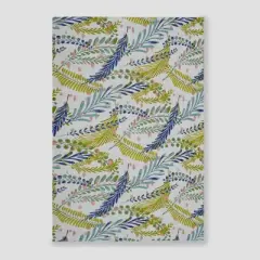 Botanical Rectangular Woven Outdoor Area Rug Blue/Green - Threshold&trade;