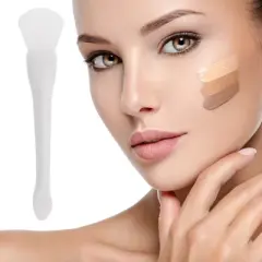 Unique Bargains Lightweight Facial Mask Brush White 1 Pc