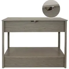 Sunnydaze MDF Indoor Entryway Console Table with 3 Drawers - 30" H - Thunder Gray