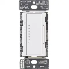 Lutron - Maestro - Indoor - Countdown Timer - 120 V - White