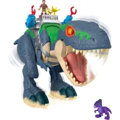 Fisher-Price Imaginext Jurassic World Rebirth Ultimate Action Chomp T. Rex Dino Toy and Action Figure