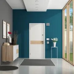 Okuna Outpost Wood Doorbell Chime Cover Box Only, Corinthian Style Pattern, White (8 x 6 x 3 In)