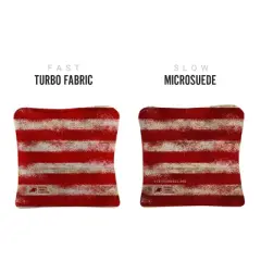 Vintage American Flag Synergy Pro Red Cornhole Bags (Set of 4)