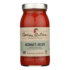 Cucina Antica Nonna's Recipe Pasta Sauce - Case of 12/25 oz