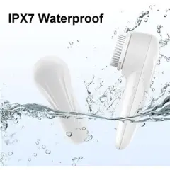 YEVYO Facial Cleansing Brush, Sonic Facial Brush with 3 Brush Heads for Daily Skin Care, Rechargeable and Gentle Face Exfoliator