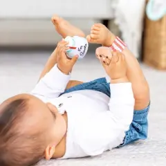 Infantino Go gaga! Holiday Wrist Rattles - Milk & Cookie