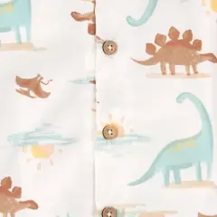 Carter's Just One You&reg; Baby Boys' 2pc Button-Down Shirt & Shorts Set